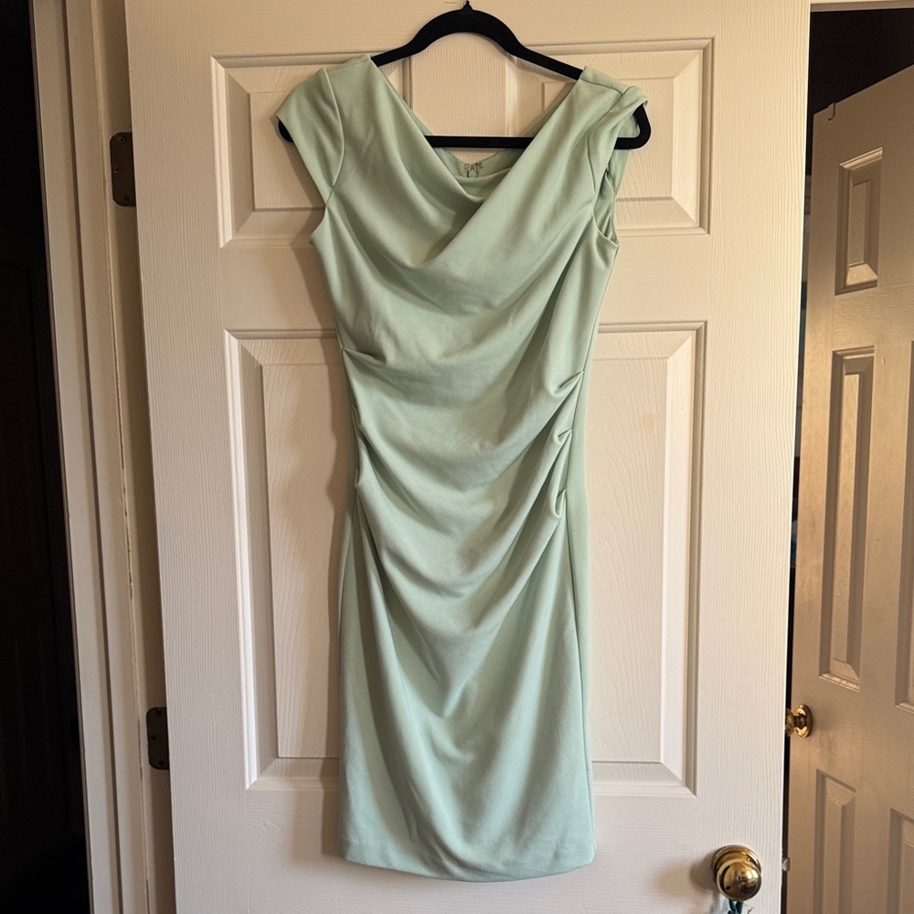 SOLD - White House Black Market Mint Green Midi Dress